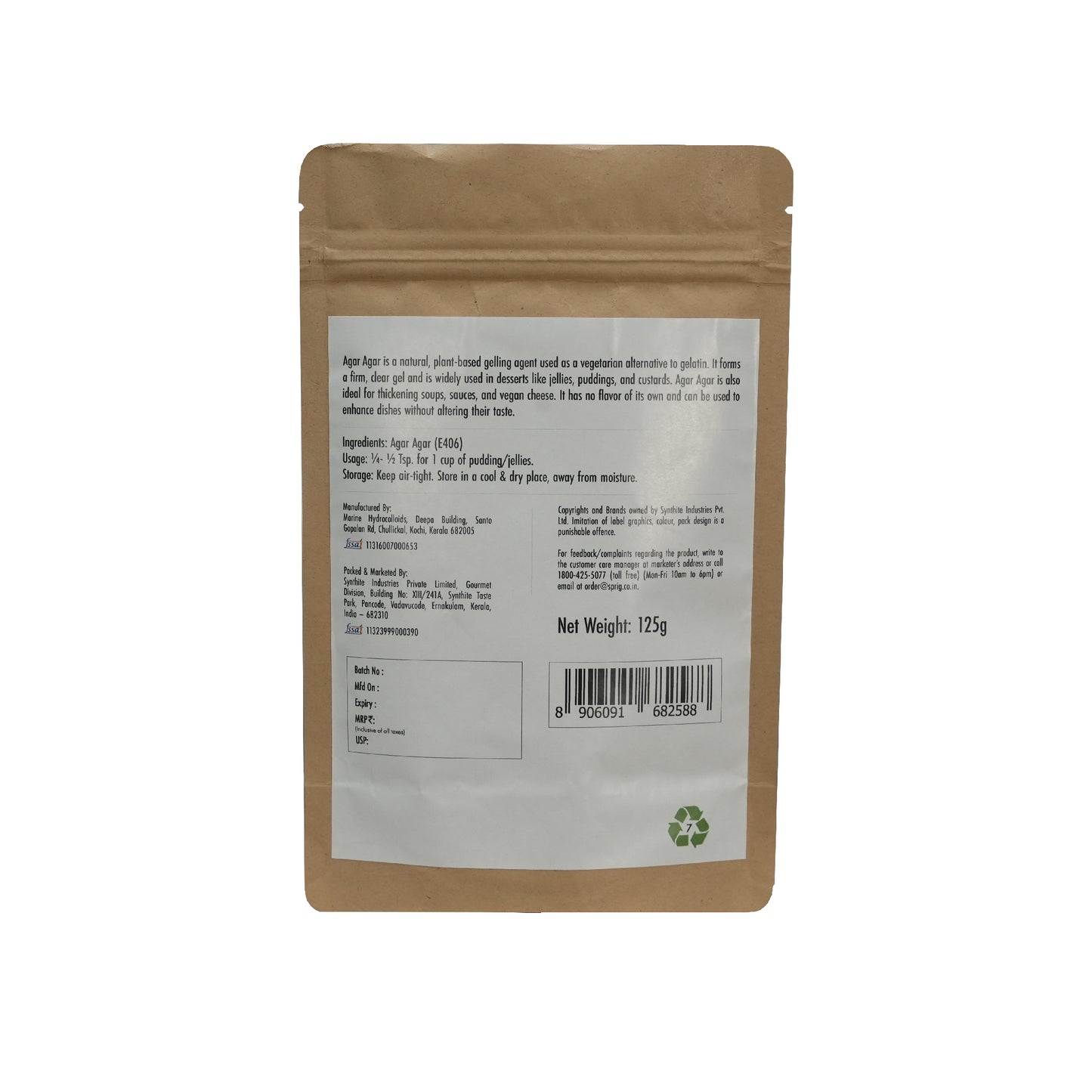 
                  
                    Agar Agar Powder, 125g
                  
                