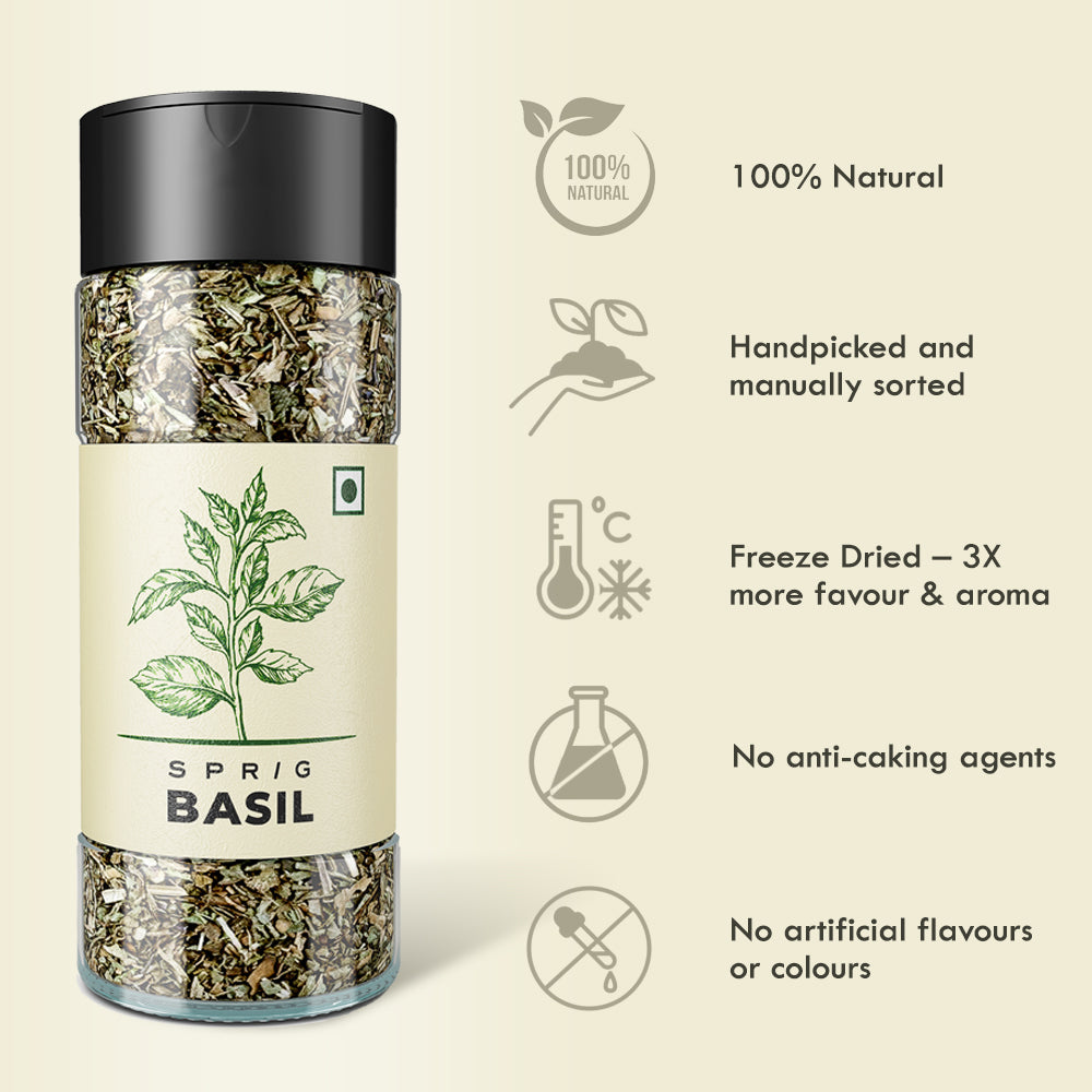 Sprig Freeze Dried Basil 7g SPRIG